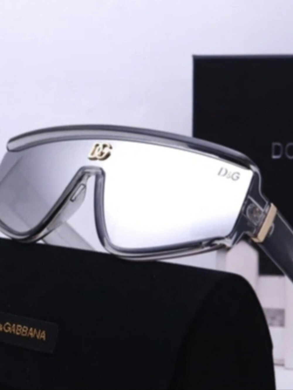 SOLD BRAND NEW D&G Sunglasses Silver Gray Mirrored Unisex